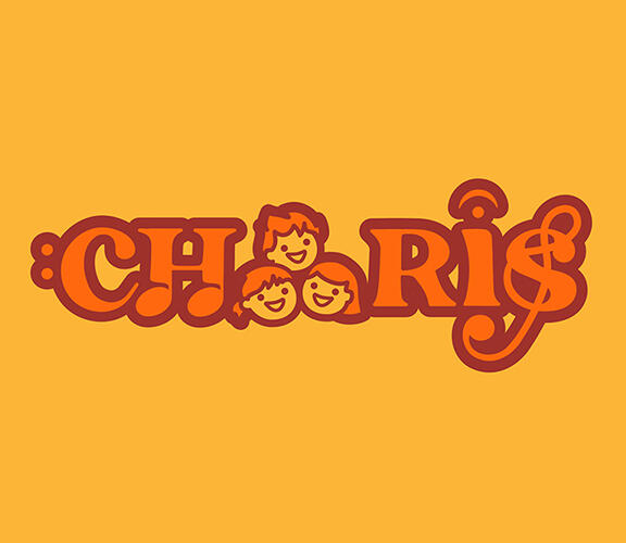 Children's Choir Logo - Charis, means "grace", "life".